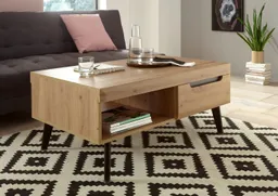 Home affaire Couchtisch Torge, Beistelltisch, Wohnzimmertisch, Tisch, Sofatisch (1-St), Schubkästen und Ablagefach, in drei Farben verfügbar – Produktbild 1 von 1