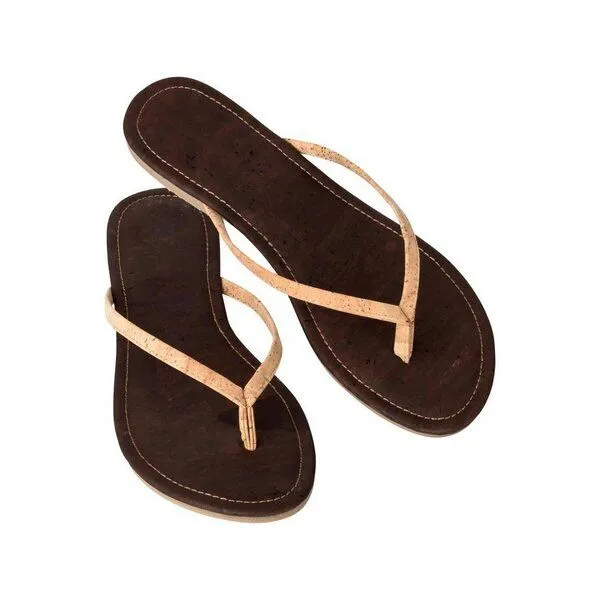 Kork-Deko Kork-Deko Flip Flops | Zehentrenner aus Kork - Größe EU 36 – 41 (Damen) – Produktbild 2 von 4