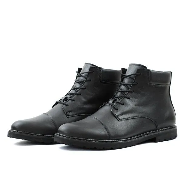 SORBAS SORBAS '93 Leder Stiefel zum Schnüren, Schwarz, – Produktbild 3 von 8