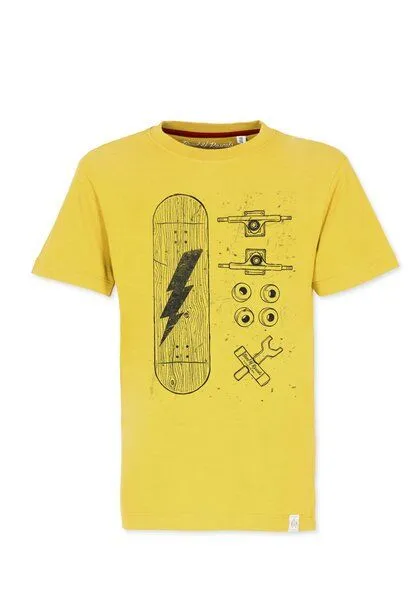 Band of Rascals Band of Rascals Skate Parts T-Shirt, Yellow, – Produktbild 2 von 4