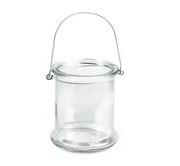 ReineNatur ReineNatur Windlicht – Teelichthalter – Laterne aus Glas mit Metallbügel – Produktbild 1 von 1