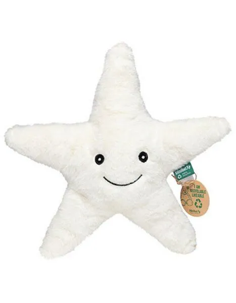 MBW MiniFeet® MBW MiniFeet® Kuscheltier Seestern Oktopus Wal Recycelt Stofffiguren 4 Farben, Creme, – Produktbild 1 von 3