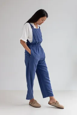 TWOTHIRDS TWOTHIRDS Damen vegan Dungaree Hornos Blueberry – Produktbild 1 von 1