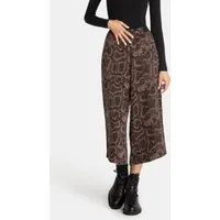 Lovjoi LOVJOI Damen vegan Culotte Tavira Brown Python – Produktbild 1 von 1