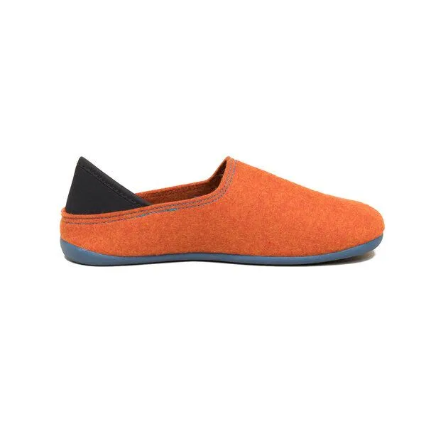 Gottstein Gottstein Wool Slip-On Pantoffel, Orange(orange/petrol), – Produktbild 3 von 4
