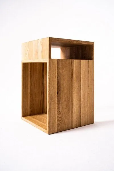 kleiderleiter_de kleiderleiter_de Beistelltisch BETA aus Holz (Eiche) – Produktbild 1 von 4