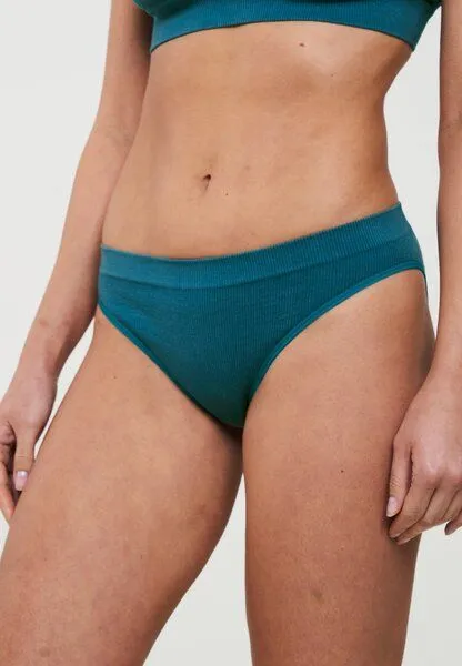 recolution Damen Rib Slip aus Bio-Baumwollmix - WILLOW - recolution, Petrol blue (blau), – Produktbild 3 von 4