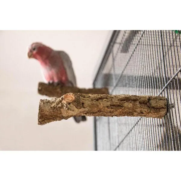 Kork-Deko Kork-Deko Sitzstange aus Kork-Rinde für Vögel | 2er-Set – Produktbild 3 von 7