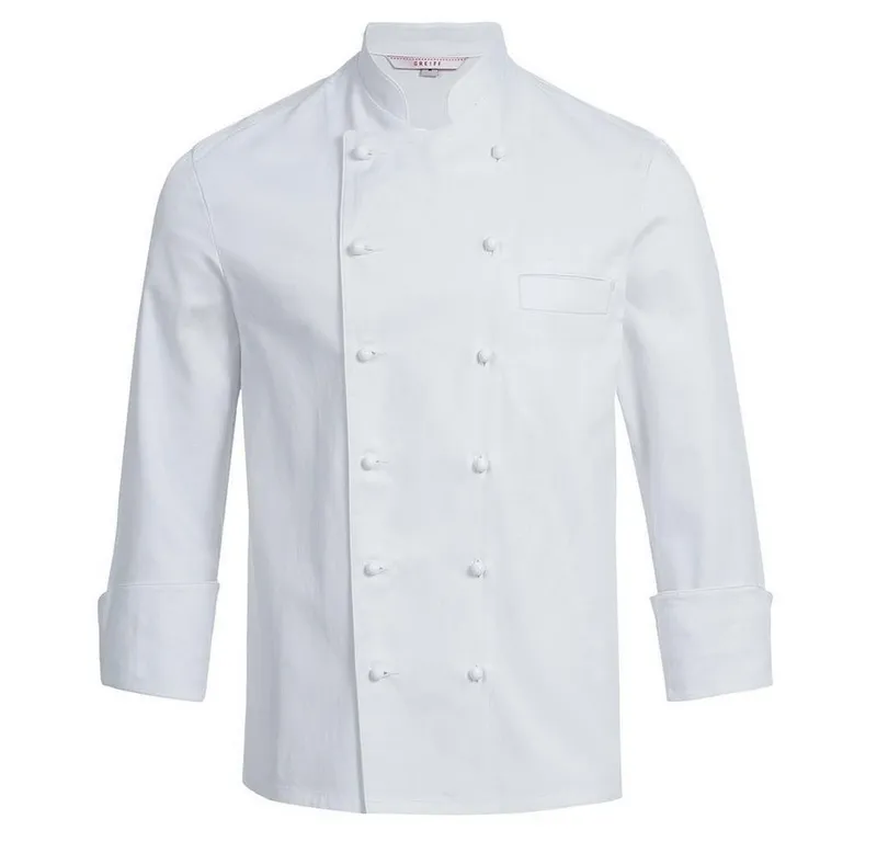 GREIFF GREIFF Kochjacke Greiff GASTRO MODA Cuisine Herren Kochjacke Regular-Fit Weiß, Weiß, – Produktbild 2 von 3