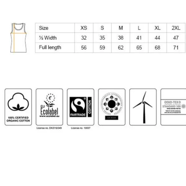 Neutral Neutral® Neutral Tank Top aus Bio-Baumwolle, 2er Pack, Schwarz, – Produktbild 2 von 2