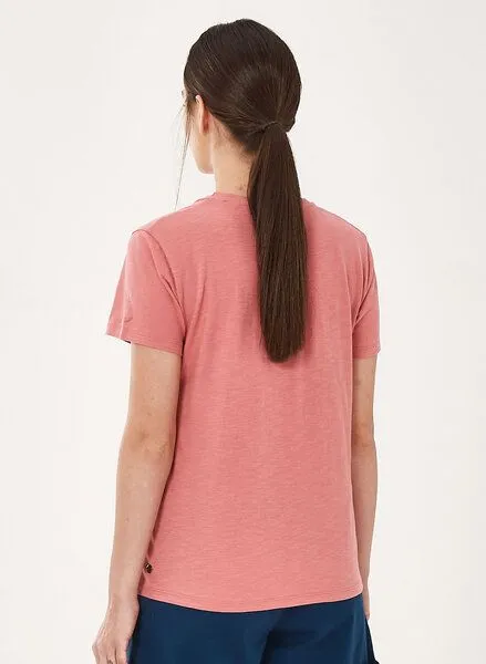 ORGANICATION ORGANICATION T-Shirt aus Bio-Baumwolle mit Print, Dusty rose, – Produktbild 4 von 4