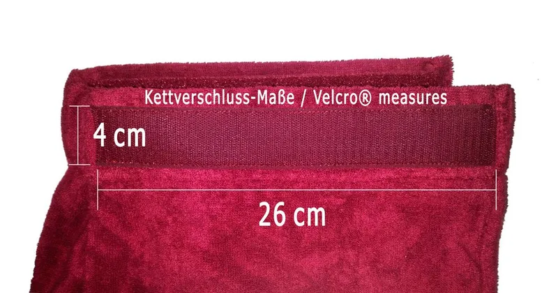 Arus Arus Kilt Saunakilt Herren – knielang mit Gummizug & Klett, für Wellness & Spa, 100% Bio-Baumwolle, Gummizug, Tasche, Klettverschluss, mit Gummizug und Klettverschluss, knielang, 100% BIO-Baumwolle, Blau, – Produktbild 5 von 5