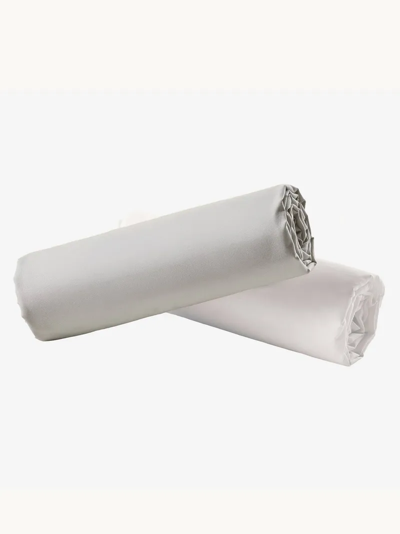 Vertbaudet Vertbaudet 2er-Pack Spannbettlaken Kinder, Perlgrau, – Produktbild 2 von 2