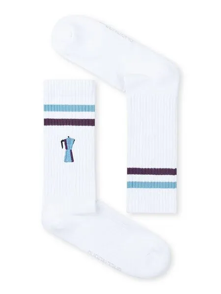 GreenBomb GreenBomb Mocca Tennis Socks aus Bio-Baumwoll Mix / Fair & Vegan, Weiß (weiß), – Produktbild 3 von 3
