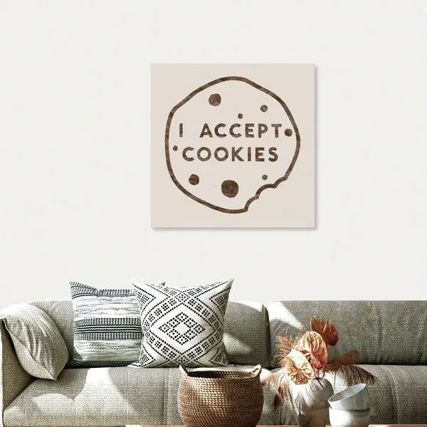 Photocircle Photocircle Poster / Leinwandbild - I accept cookies – Produktbild 4 von 4