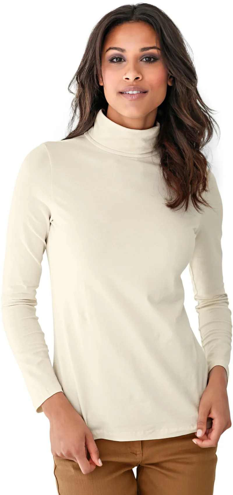 heine Rollkragenshirt ecru, Ecru, – Produktbild 2 von 3