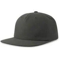 Atlantis Headwear Atlantis Headwear Old-School-Kappe aus einer Mischung aus recyceltem und Bio-Baumwoll, Dunkelgrau, – Produktbild 1 von 1