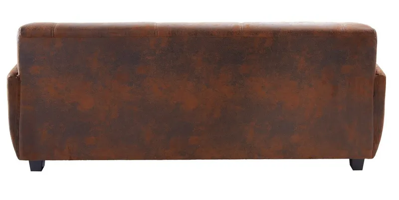 Home affaire Sofa Nika, 2 oder 3- Sitzer in Microfaser MELROSE, Braun, – Produktbild 4 von 5
