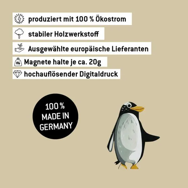 WERKHAUS WERKHAUS Magnet - Pinguin Kuno – Produktbild 5 von 5
