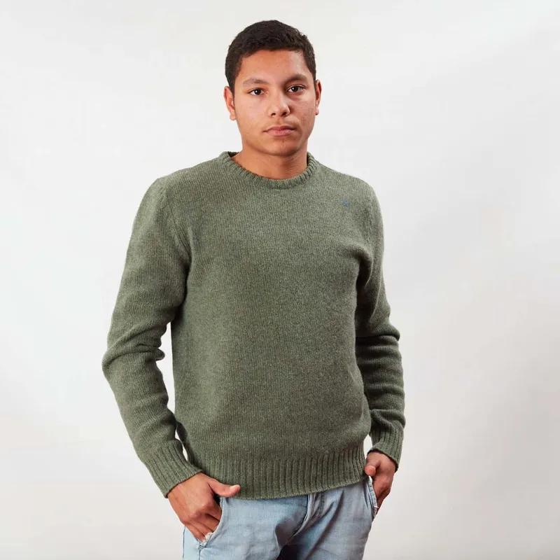 Osborne Knitwear Woll-Pullover, Landscape, – Produktbild 1 von 1