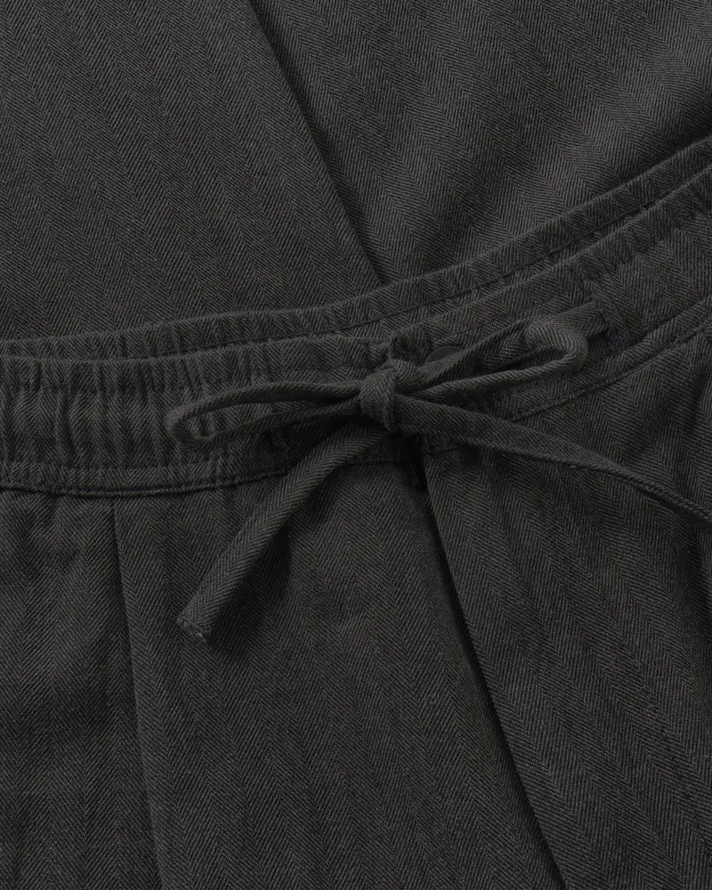 KnowledgeCotton Apparel KnowledgeCotton Apparel Herren vegan Hose Fig Comfort Fischgrat Dunkelgrau Meliert, Grau, – Produktbild 1 von 2