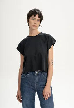MELA Cropped T-Shirt Style BHAMINI | von MELA | Fairtrade & GOTS zertifiziert – Produktbild 1 von 1