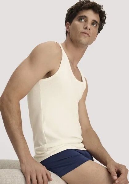 hessnatur hessnatur Athletic Shirt PURE COTTON aus reiner Bio-Baumwolle, Natur, – Produktbild 4 von 4