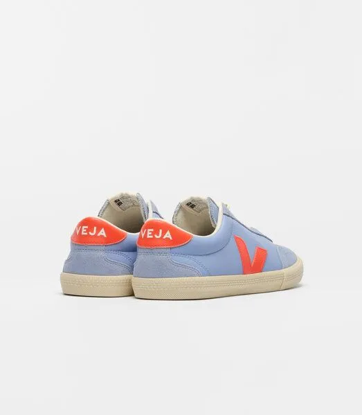 Veja Veja Damen-Sneakers Volley OT Olympe Orange Fluo Calcaire – Produktbild 3 von 3