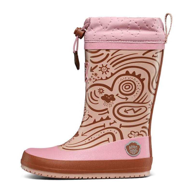 Affenzahn Affenzahn PUDDLY Deer für Kinder, rosa, Größe 24 EU, Rosa, – Produktbild 2 von 6