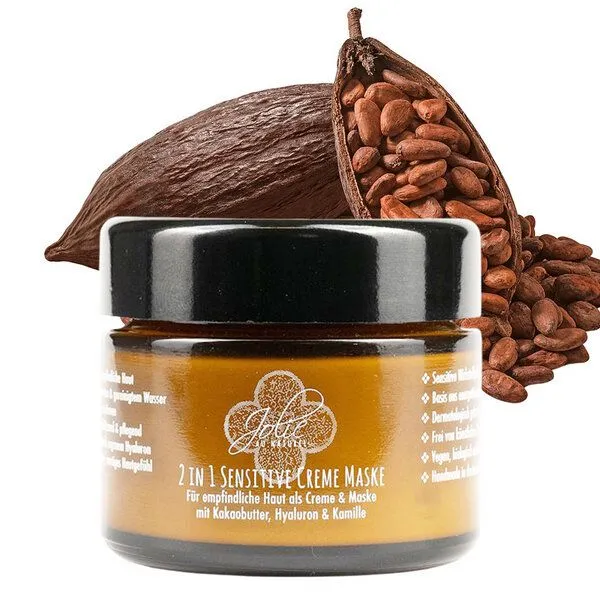 Jolie au naturel Jolie au naturel Hyaluron Creme I Maske I 2in1I für empfindliche Haut I Kamille – Produktbild 4 von 4