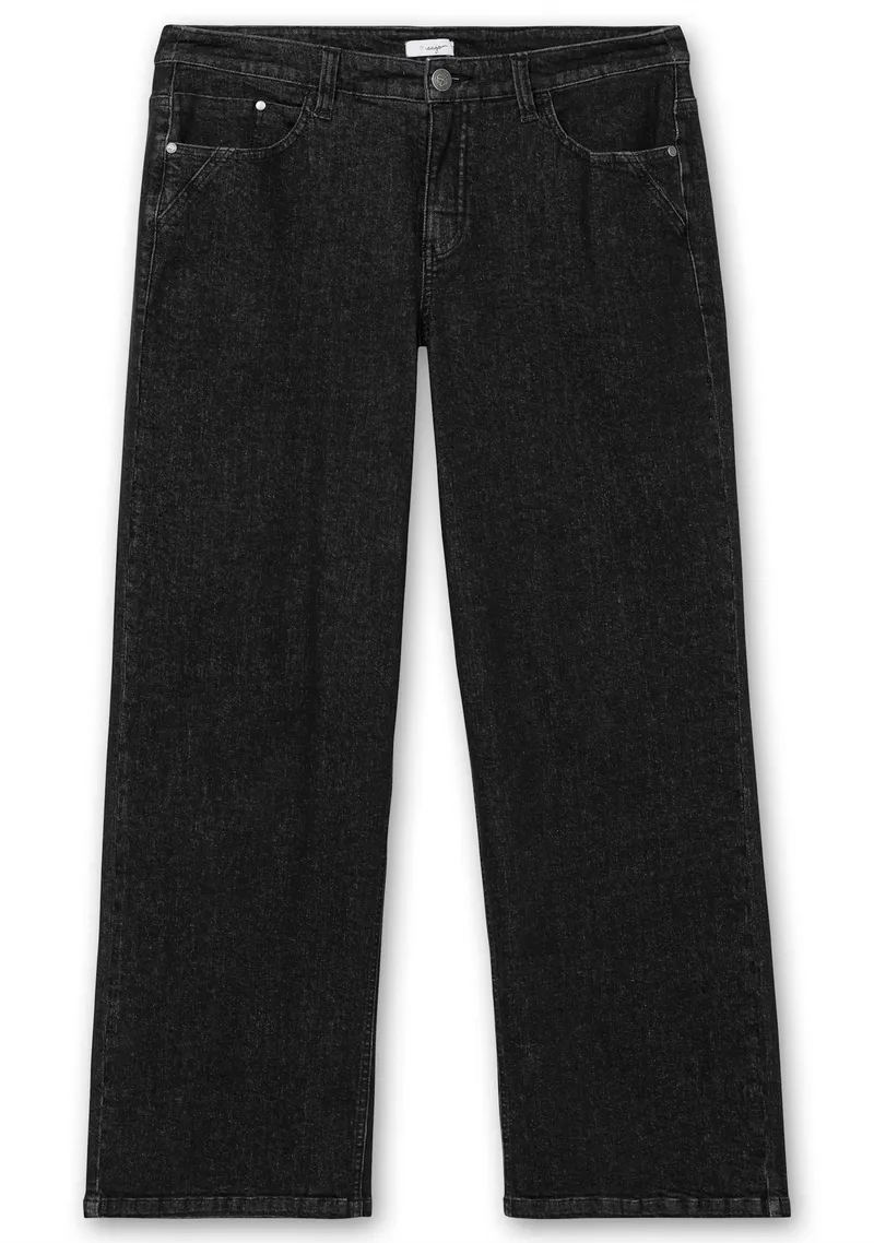 sheego Jeans black denim, Black denim, – Produktbild 2 von 2