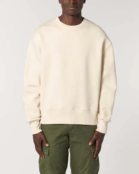 YTWOO YTWOO Lässiges Sweatshirt in Bio-Qualität, Pullover, Sweater, Unisex, Natural, – Produktbild 2 von 4