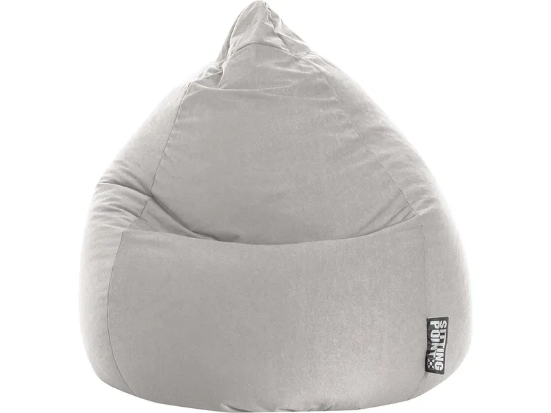 Sitzsack "easy XL", 70 x 110 cm, Grau, – Produktbild 1 von 1