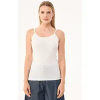 ORGANICATION ORGANICATION Spaghettiträger-Top aus TENCEL Lyocell und Bio-Baumwolle, Weiß(off white), – Produktbild 1 von 1