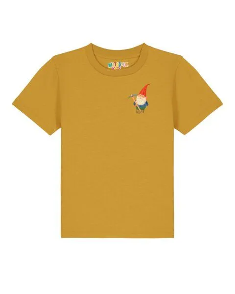watabout.kids watabout.kids T-Shirt Kinder Gartenzwerg, Ochre, – Produktbild 1 von 2