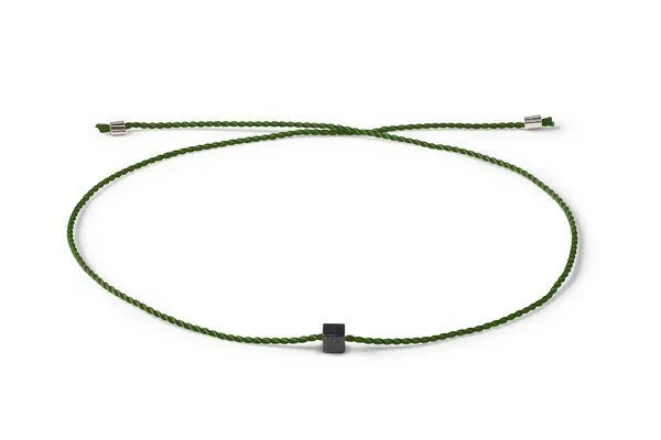 Himal Hemp Himal Hemp Wachsendes Wunschband, Oliv | hämatit, – Produktbild 3 von 4