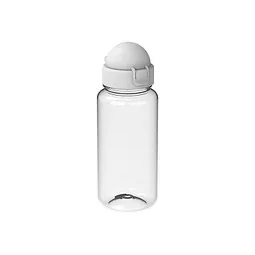 elasto elasto Trinkflasche Junior, 400 ml, RENEW, transparent/weiss – Produktbild 1 von 1
