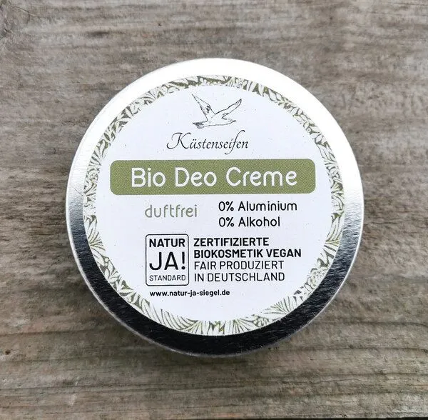 Küstenseifen Manufaktur Küstenseifen Manufaktur Bio Deocreme duftfrei – Produktbild 1 von 2
