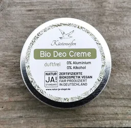 Küstenseifen Manufaktur Küstenseifen Manufaktur Bio Deocreme duftfrei - Zertifizierte Biokosmetik, vegan – Produktbild 1 von 1