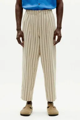 thinking mu thinking mu Fog Canvas Stripes Luc Pants – Produktbild 1 von 1
