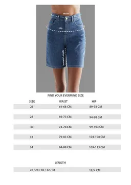 Evermind Evermind Jeansshorts - WA3022 – Produktbild 1 von 1