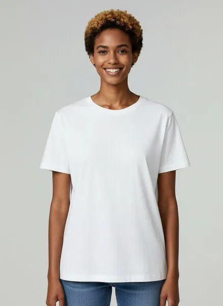 UNIPOLAR UNIPOLAR Basic T-Shirt Modell: Expressive, White, – Produktbild 1 von 2