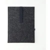 matilda k manufaktur matilda k. manufaktur Minimalistische Hülle aus Wollfilz 'moritz' (mit Einsteckfach) für Tablet | für apple ipad | ipad air | ipad pro 11 | 12,9 zoll, Anthrazit-schwarz, – Produktbild 1 von 1
