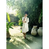 Kayori Kayori Cato - Bademantel - 100% Bio-Baumwolle, Offwhite, – Produktbild 1 von 1