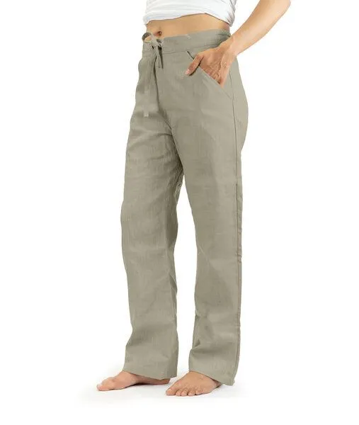 SCHAZAD Leinenhose ESSENTIAL von SCHAZAD, Oliv, – Produktbild 2 von 4