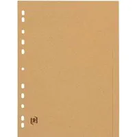 OXFORD OXFORD Register "Touareg" aus Recyclingpapier, DIN A4, 6-teilig, beige – Produktbild 1 von 1