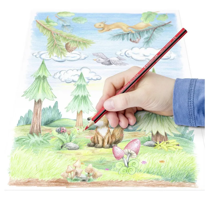 Staedtler Staedtler Buntstift Staedtler Farbstift Noris dreikant 187 C12P1 1 Set – Produktbild 3 von 5
