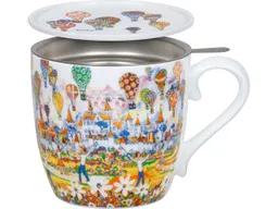 Könitz Könitz Tasse mit Sieb und Deckel "Hot Air Balloon" 425 ml – Produktbild 1 von 1
