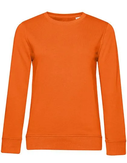 B&C Collection B&C Collection Damen Inspire Crew Neck Sweatshirt, Pure orange, – Produktbild 2 von 3