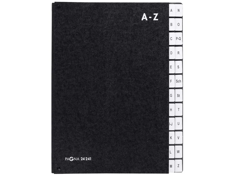 Pagna Pagna Pultordner Taben A-Z, 24-teilig schwarz – Produktbild 2 von 6